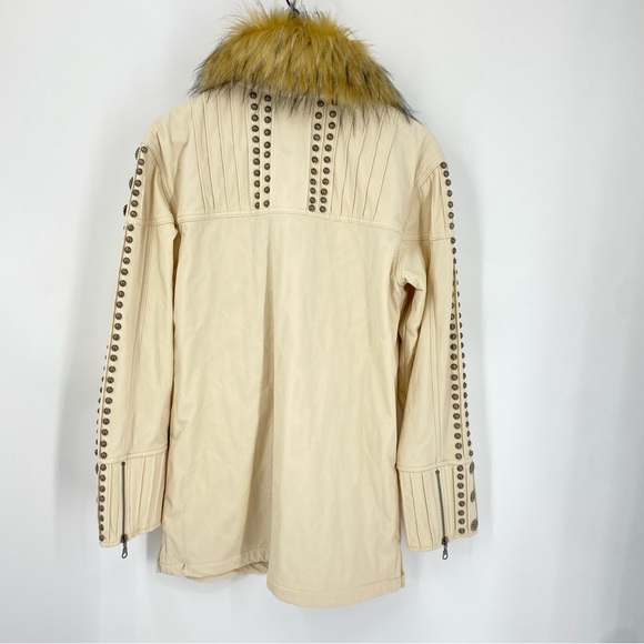 Double D Ranch “Racing Clouds” Studded Jacket in Bone | Size S | NEW - Picture 2 of 13